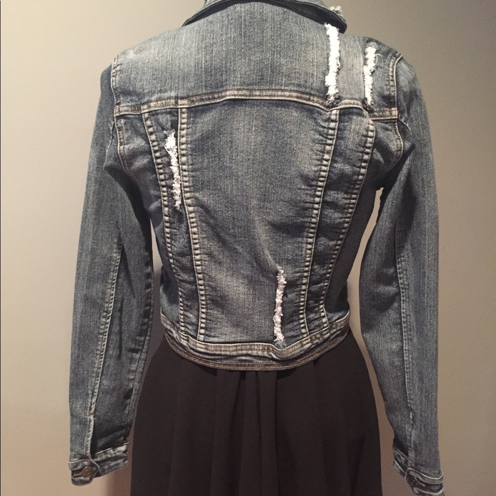 Distressed Jean Jacket - image 2